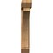 Ekena Millwork Thorton Slat Rough Sawn Bracket w/ Offset Brace, Western Red Cedar, 8"W x 42"D x 48"H BKT0806X42X48THR06RWR - alternate 3